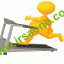 انیمیشن running on treadmill lose weight