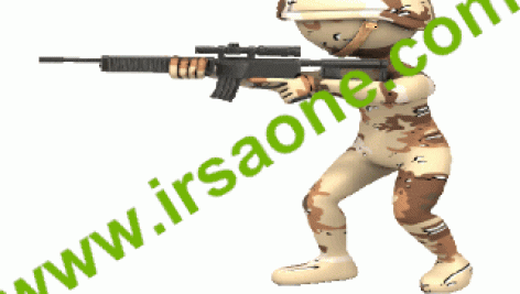 انیمیشن military desert figure combat