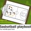 قالب پاورپوینت سه بعدی متحرک basketball playbook
